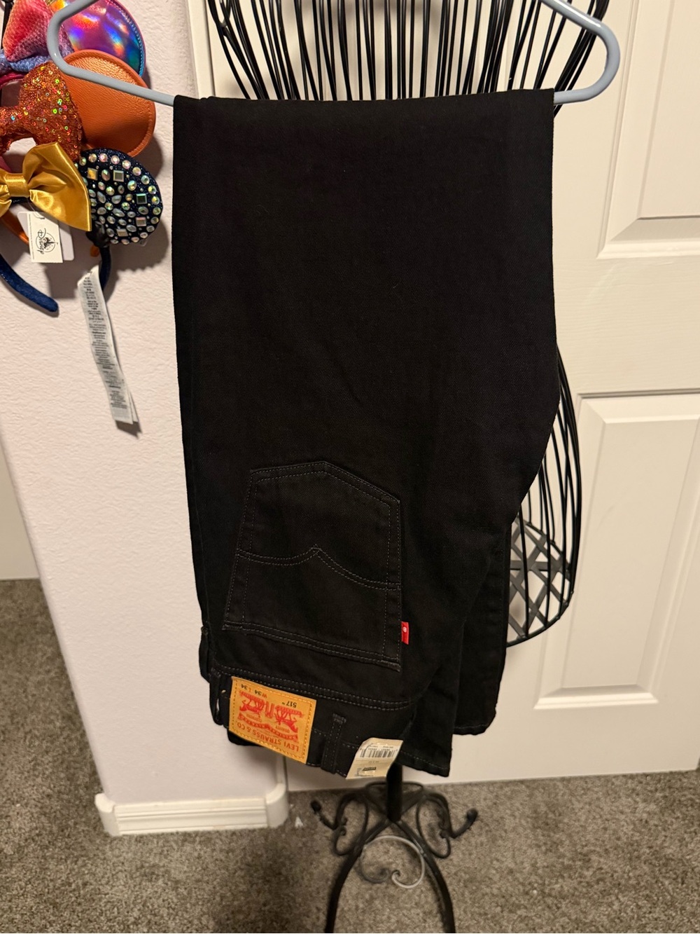 NWT Levi's 517 Bootcut Men’s  Black Jeans